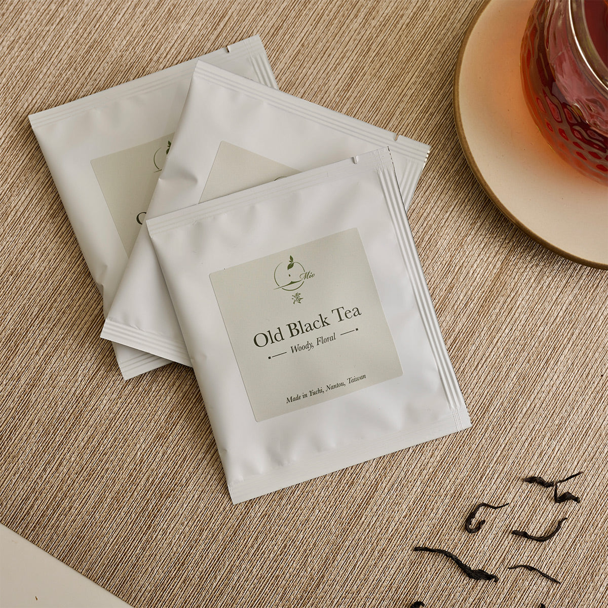 Old Black Tea Bag